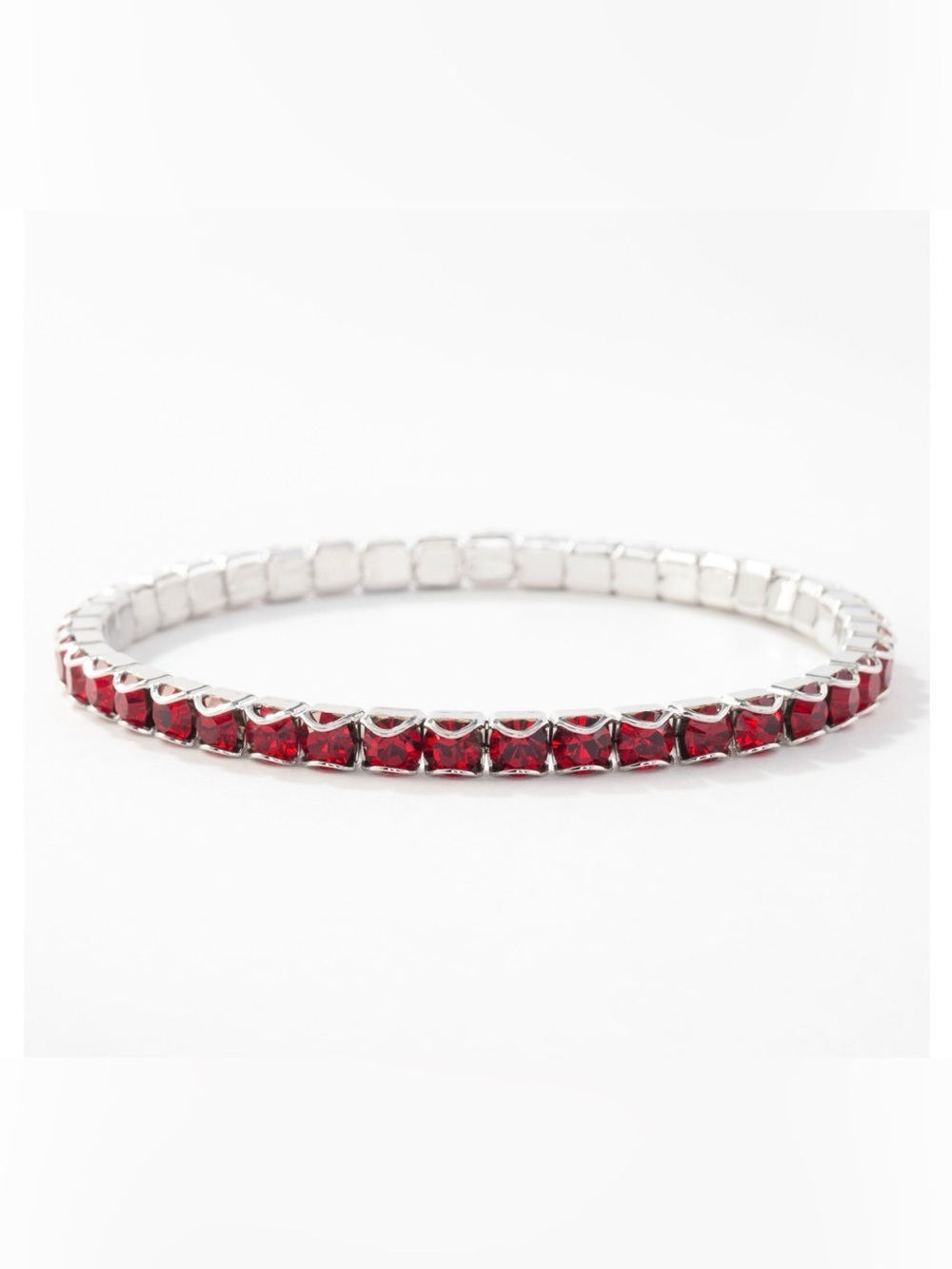 NWT Touchstone Crystal “January Birthstone Bracelet” (Siam); CURRENT catalog